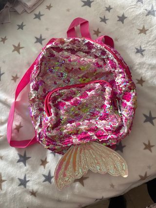 Mochila lentejuelas sirena