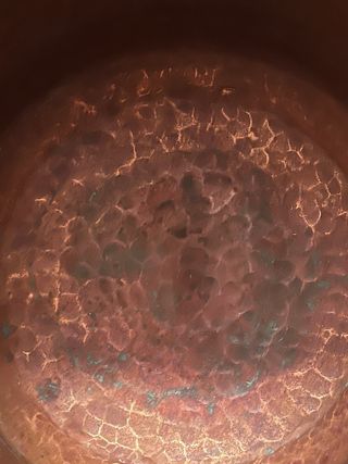 2 Calderos de Cobre Antiguos con Asa