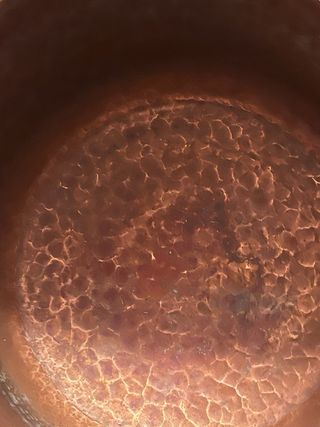 2 Calderos de Cobre Antiguos con Asa