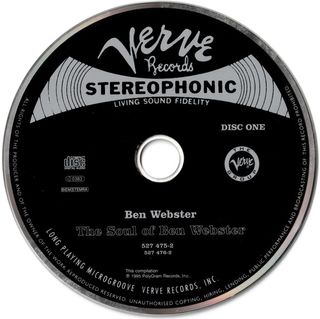 Ben Webster The Soul of Ben Webster Doble CD