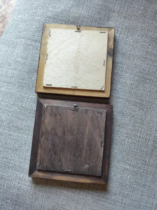 Cuadros decorativos de azulejos y madera