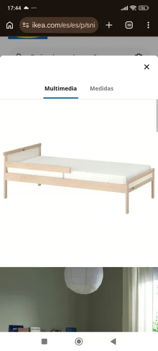 Cama Montessori Infantil Bebé Ikea