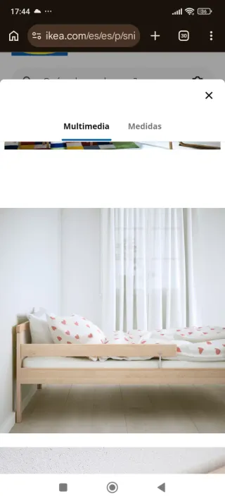 Cama Montessori Infantil Bebé Ikea