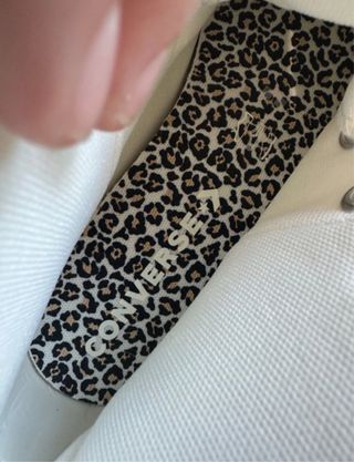 Converse leopardo beige talla 41