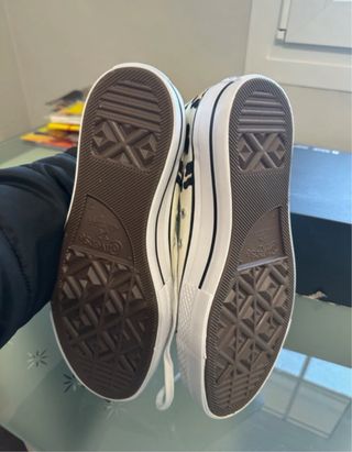 Converse leopardo beige talla 41