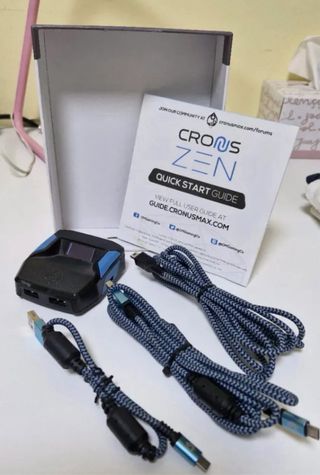 Cronus Zen con cables y guía rápida