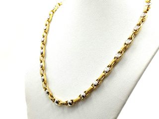 Cadena Oro 18K tipo Cartier Bicolor 60cms