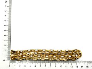 Cadena Oro 18K tipo Cartier Bicolor 60cms