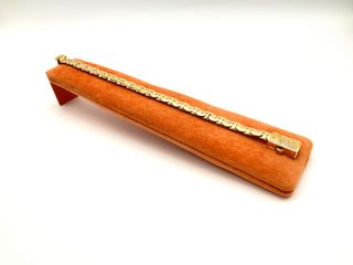 pulsera oro 18k con circonita