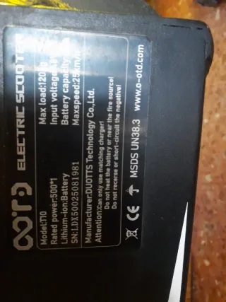 Patinete eléctrico GT SCOOT