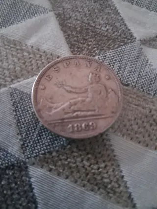 Moneda 2 Pesetas Plata