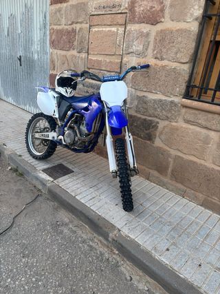 Yamaha YZF 450 Motocross Azul/Blanco