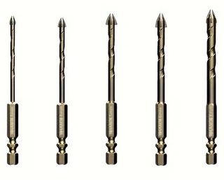 5 Punte Trapano Vetro Ceramica 3-12mm marmo