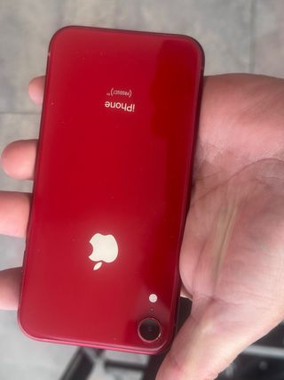 iPhone XR Rosso Batteria 91% Con cavo e caricabatterie