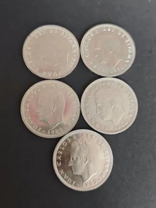 50 Pesetas Mundial 1982 *80. 5 monedas Mundial 82
