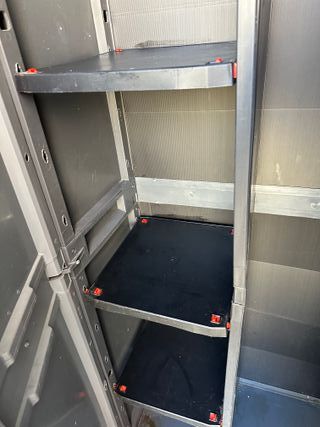 Armario de Jardín Plástico Gris