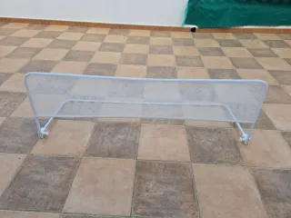 Barrera de Cama Infantil Blanca