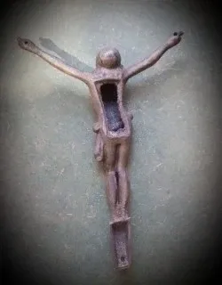 Antigua figura de Jesucristo