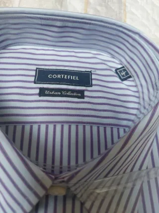 Camisa Cortefiel Talla L Rayas Azules