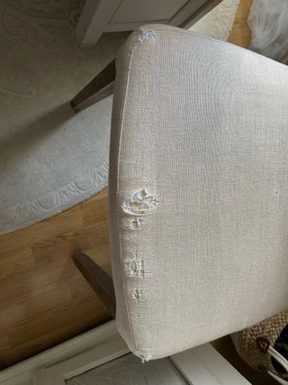 2 Sillas comedor Maisons du Monde lino y Madera