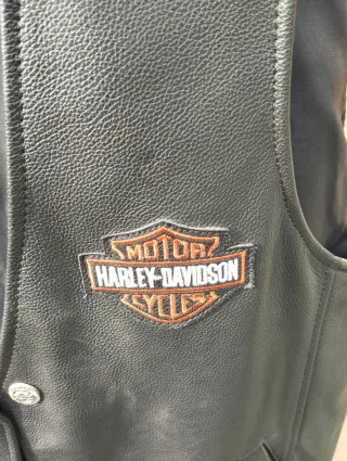 Chaleco Harley Davidson Cuero Talla M