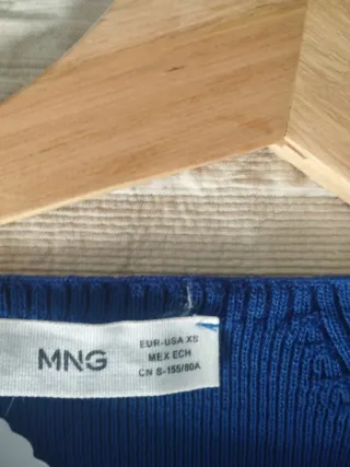 Jersey Mango Azul Talla XS