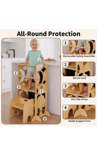 Torre de aprendizaje madera