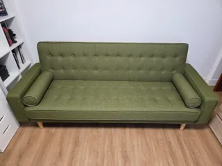 Sofá Cama 3 Plazas Sklum Verde