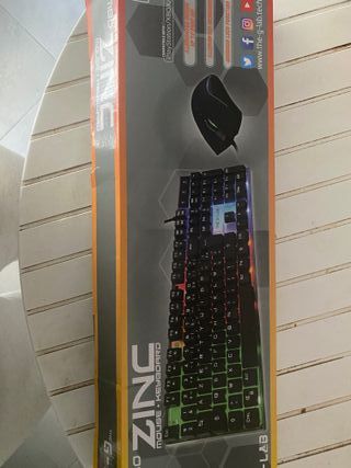 Teclado y Ratón Zinc Nuevo The G-Lab