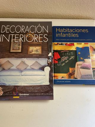 Lote de seis libros decoración