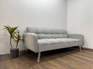 Sofá Cama Gris Tela - Barcelona Nueva.