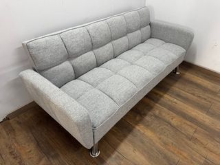 Sofá Cama Gris Tela - Barcelona Nueva.