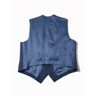 Carlo Pignatelli/ Chaleco abotonado azul marino 50