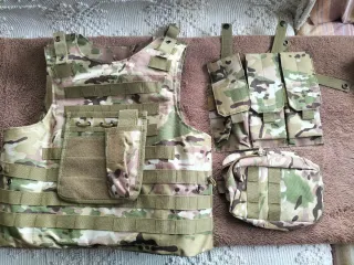 Colete Tático Airsoft Camuflado