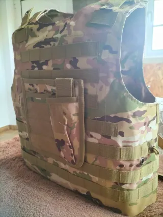 Colete Tático Airsoft Camuflado