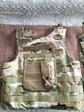 Colete Tático Airsoft Camuflado