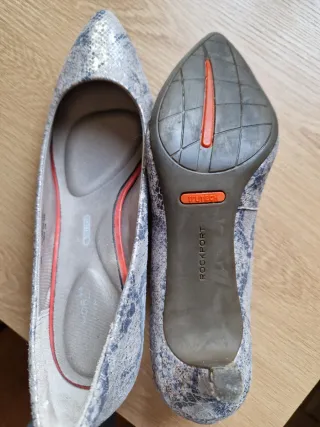 Zapatos tacón efecto piel serpiente