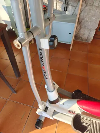 Bicicleta Estática y Elíptica Plegable