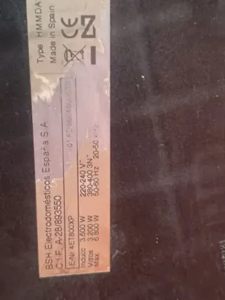 Placa Inducción Vitrocerámica Lynx Mixta