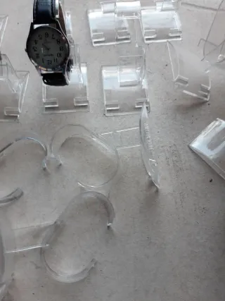 Lote de 3 Relojes (Plata y Negro)