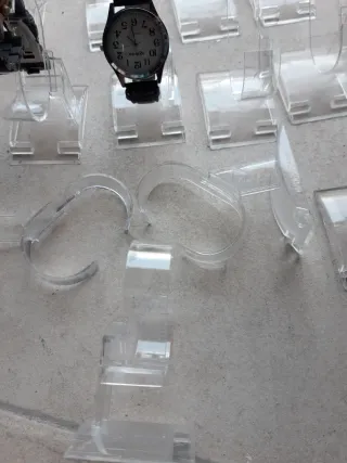 Lote de 3 Relojes (Plata y Negro)