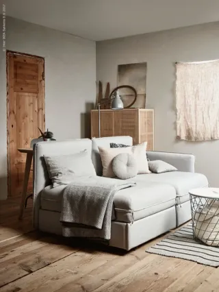 Sofá Cama Ikea Vallentuna 2 Módulos Blanco