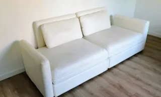 Sofá Cama Ikea Vallentuna 2 Módulos Blanco