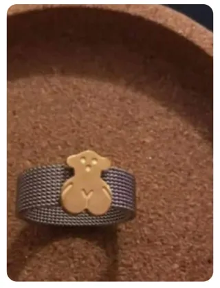 Anillo Tous Oso Talla Ajustable