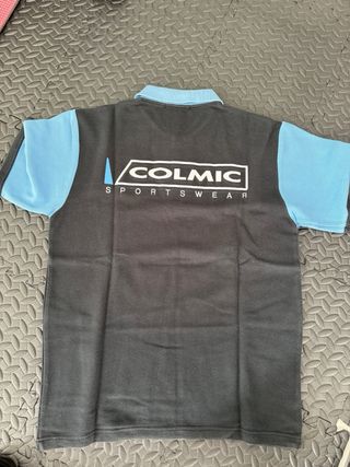 Polo Colmic Negro y Azul