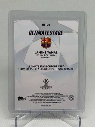 Lamine Yamal Topps Chrome Ultimate Stage