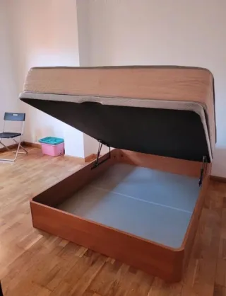 Divano letto a ribalta con materassi in memory foam