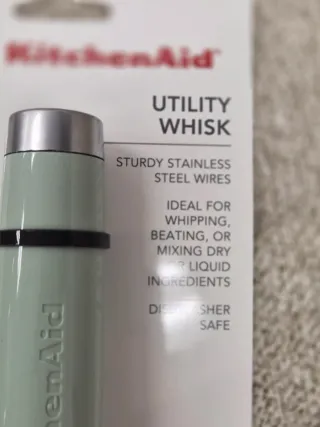 Batidor de Cocina KitchenAid Verde y Plateado