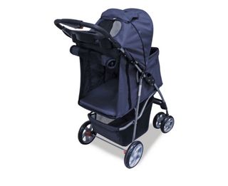 Carrinho de Passeio para Cães Azul