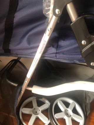 Carrinho de Passeio para Cães Azul